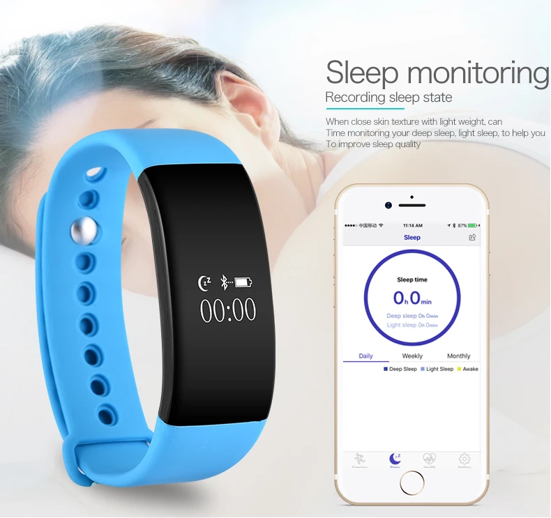 Smartch Новое поступление сердечного ритма монитор Bluetooth умный Браслет для фитнеса