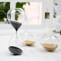 1pc 45 minutes awaglass hand blown timer clock magnet magnetic hourglass ampulheta crafts sand clock hourglass timer jy 1189 6
