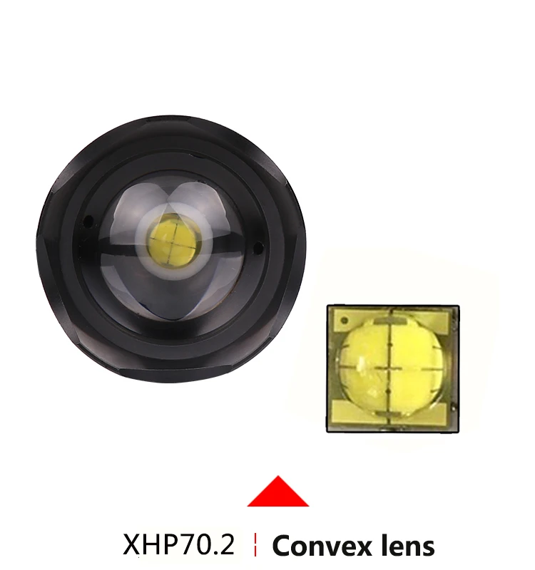 Litwod Z201282 CREE XLamp XHP70.2 Высокая мощная тактическая вспышка светильник фонарь светильник 26650& 18650 батарея фонарь кемпинг приключения