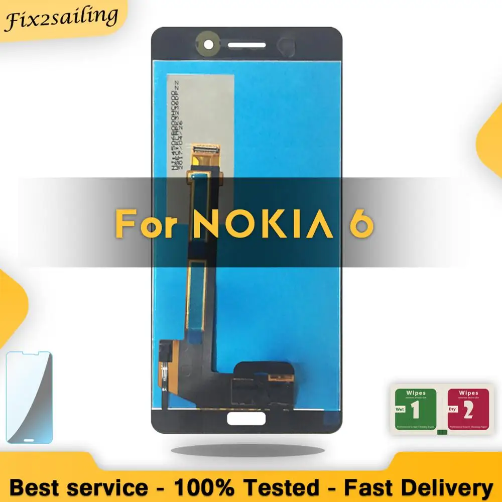 5.5&quot LCD For Nokia 6 N6 TA-1021 TA-1033 TA-1025 Display Digitizer Touch Panel Screen Assembly | Mobile Phone Screens