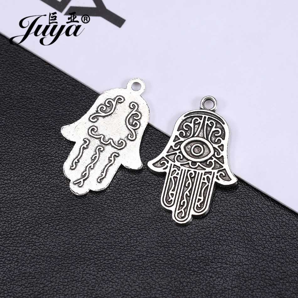 Недорогая резная счастливая Фатима JUYA для рукоделия изготовления ювелирных