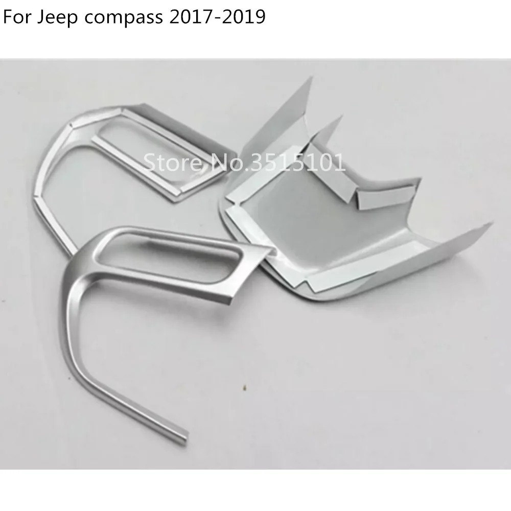 Car Body Cover Styling Steering Wheel Interior Kit Switch Trim Lamp Frame 3pcs For Jeep Compass 2017 2018 2019 2020 | Автомобили и