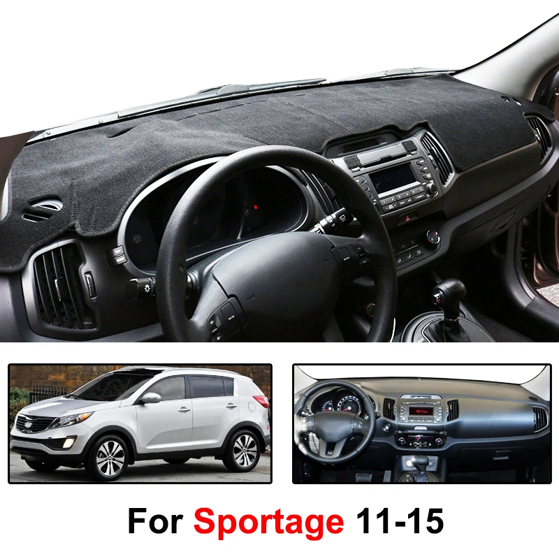 Xukey для Kia Sportage R 2011 - 2015 Dashmat Dashboard Cover Dash Mat Pad Sun Shade Board Carpet 2012 2013 2014 | Автомобили и