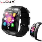 Умные часы LUOKA Q18 с шагомером, Цифровые Смарт-часы с сенсорным экраном, камерой, поддержкой 2G Nano SIM-карт, для телефонов на базе Android и IOS