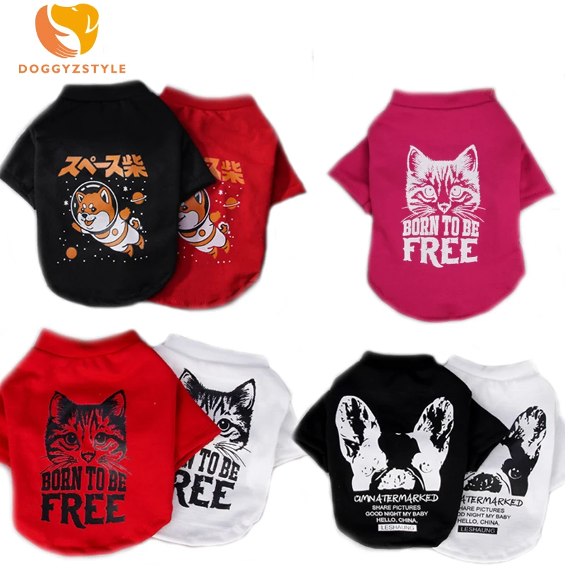11 видов стилей Милая Одежда для собак футболка кошек мягкая одежда щенков летняя