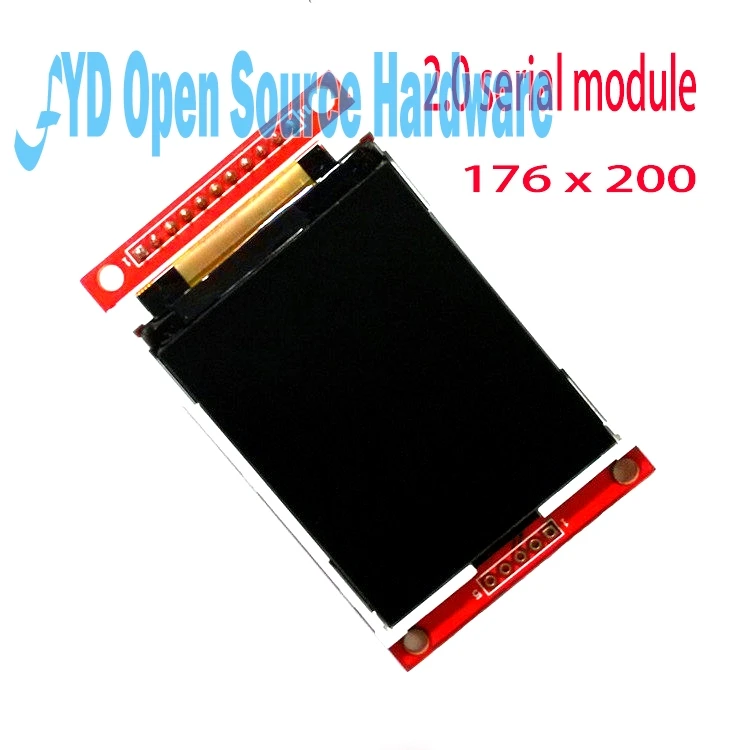 

Цветной ЖК-экран TFT SPI 2,0 дюйма, только 4 IO 176*220