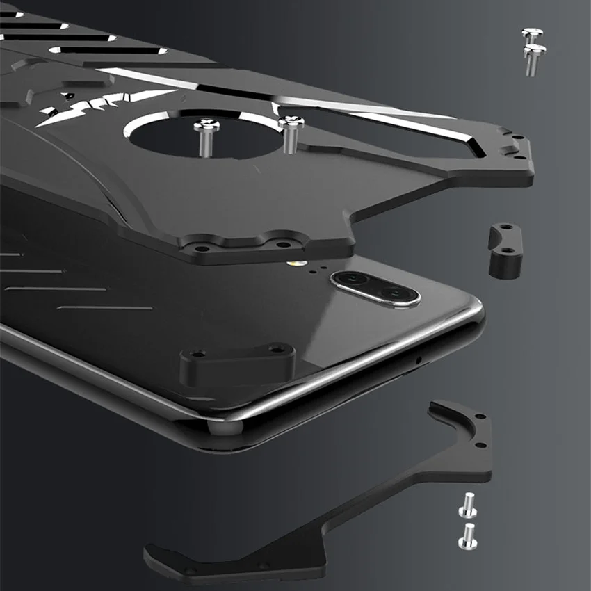 Чехол для Huawei P20 Pro Роскошный Алюминиевый металлический чехол с Бэтменом телефона