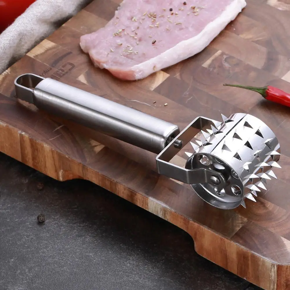 Meat Tenderizer Ultra Sharp Needle Stainless Steel Blades Kitchen Tool for Steak Pork Beef Fish Tenderness Hammer Cookware | Дом и сад