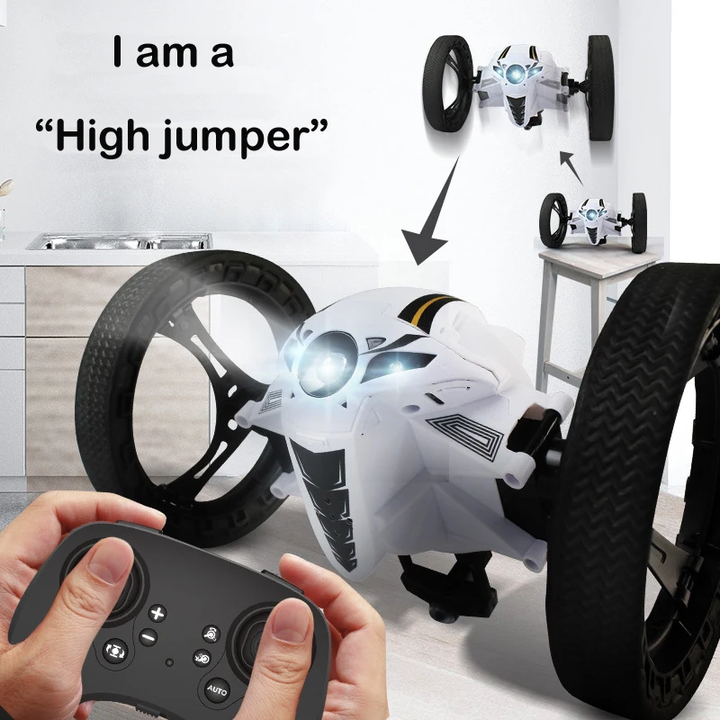 Wi-Fi FPV Камера HD RC Jumping автомобиль скачок высокое Stunt автомобилей с музыкой светодиодный фары RC автомобиль отказов игрушка в подарок для ребенка