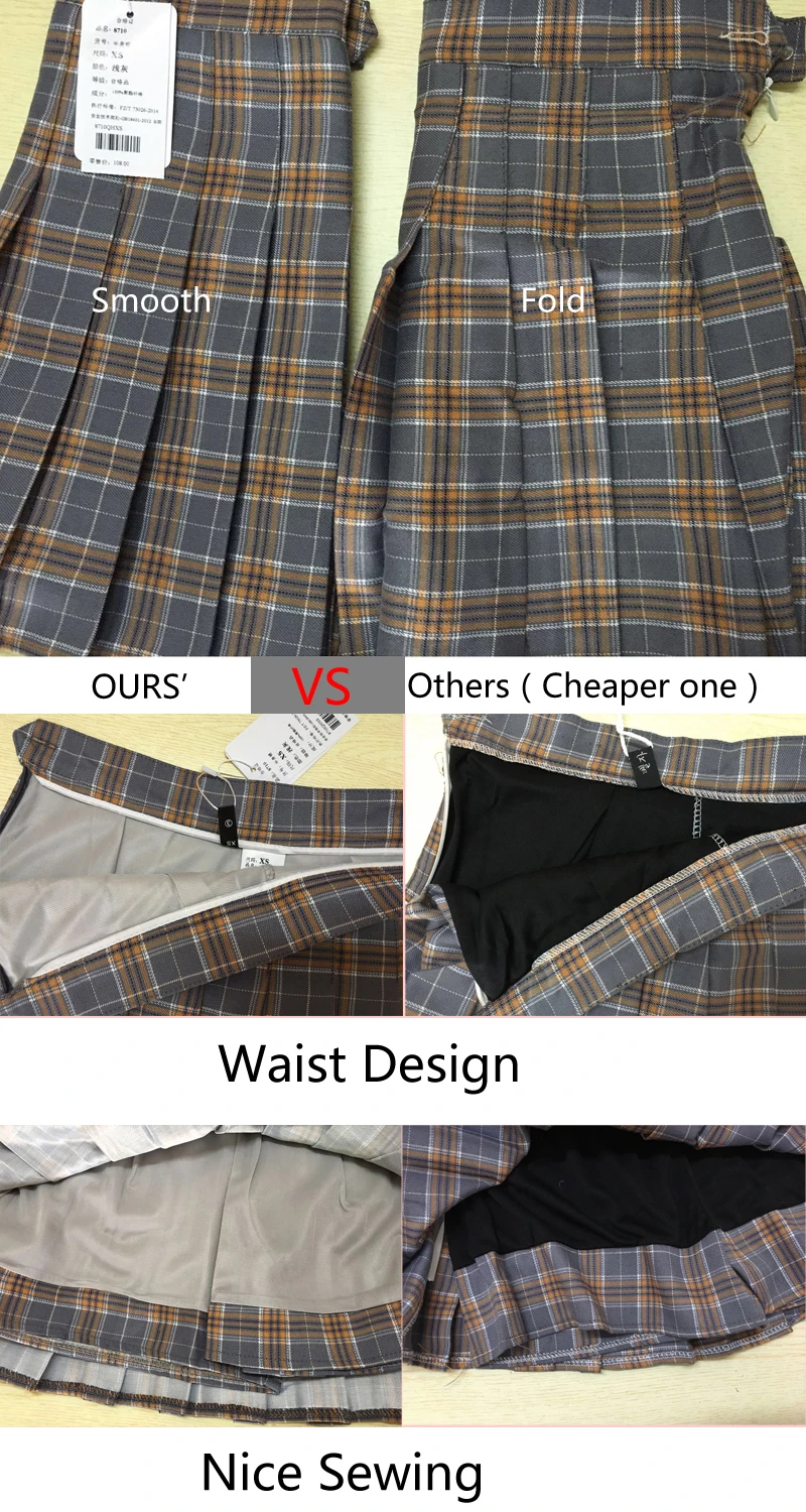 XS-XXL, девять цветов, высокая талия, трапециевидная Женская юбка, Harajuku, полосатые безопасные штаны, Студенческая плиссированная юбка, Милая Мини-юбка для девочек
