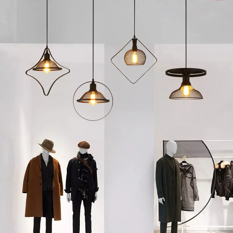 Оригинальные простые декоративные люстры в скандинавском стиле для магазина