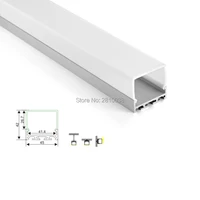 50 x1 m setslot factory supplier aluminium led profile and square recessed profile channel for ceiling or wall light