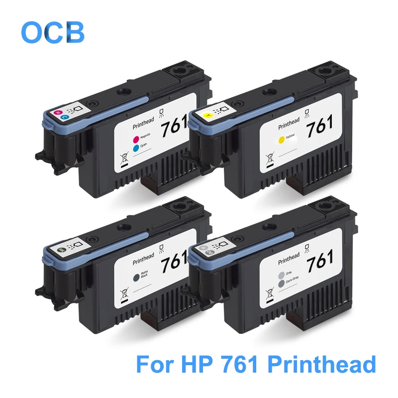 Cabeça de Impressão para hp para hp 761 Designjet T7100 T7200 Impressora y c – m gy Dgy Mbk Ch645a Ch646a Ch647a Ch648a