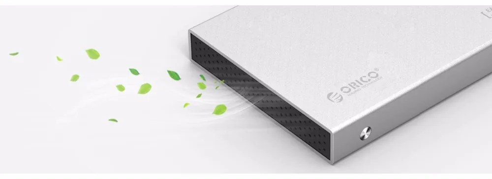 ORICO 2518S3-GY 2,5 дюймовый корпус жесткого диска Алюминий USB3.0 5 Гбит/с Поддержка 7 мм и 9,5 мм-серый