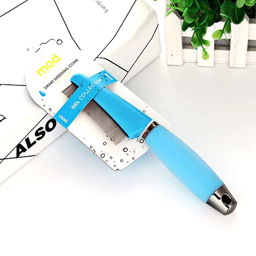 Силиконовый гребень для чистки собак и из нержавеющей стали игла домашних