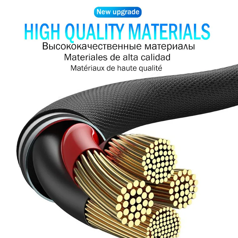Usb-кабель для быстрой зарядки 3A type C для samsung A50 S8 S9 S10, зарядный кабель для Xiao mi Red mi Note 7 mi 9, кабель для мобильного телефона
