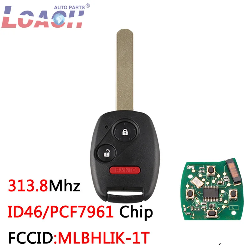 Дистанционный ключ для Honda ID46/PCF7961 313 8 МГц Accord Element Jazz Odyssey 1 5 1|Ключ от авто| |