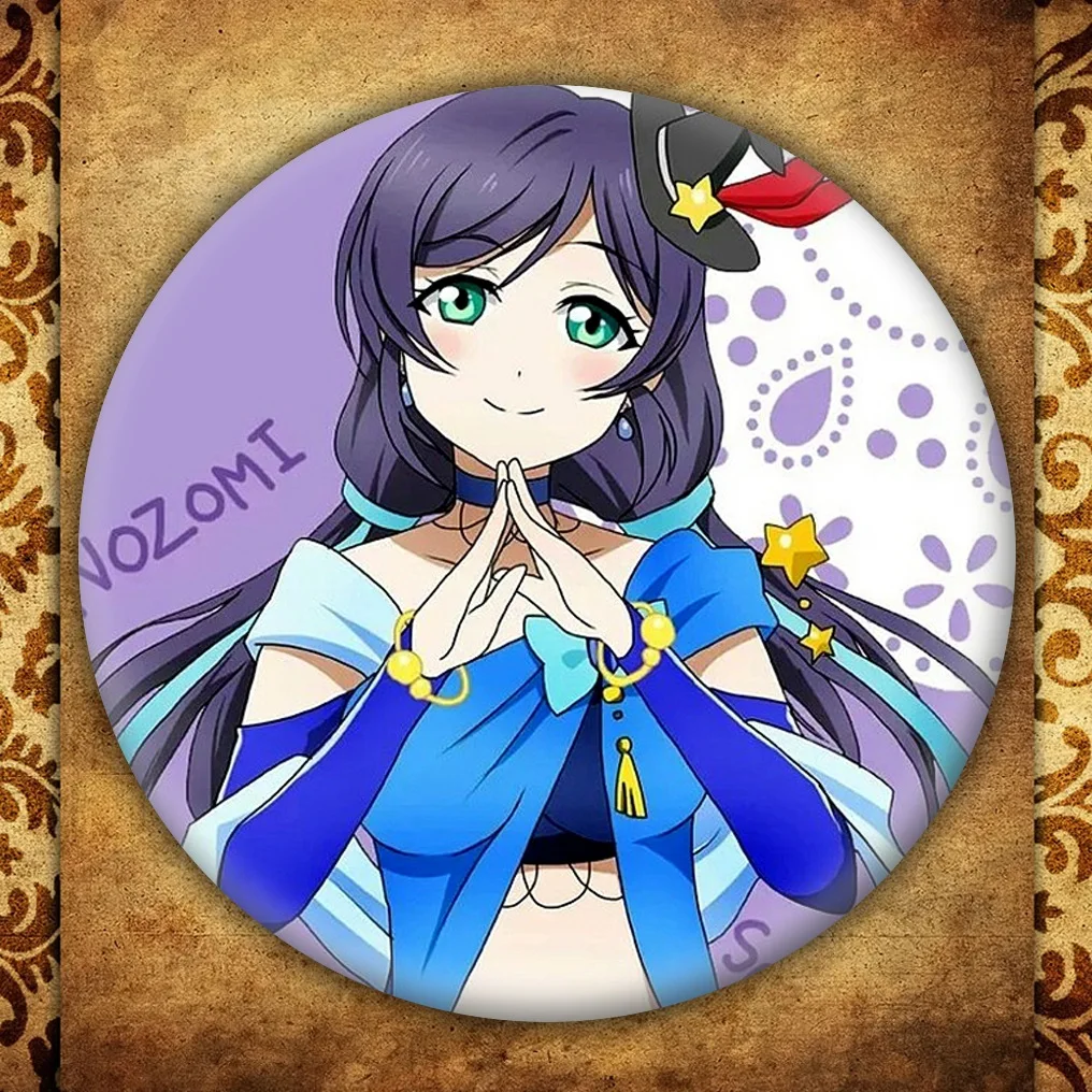 Японское аниме Lovelive Schoolidolproject бейдж с дисплеем модные Мультяшные Любовь Живая