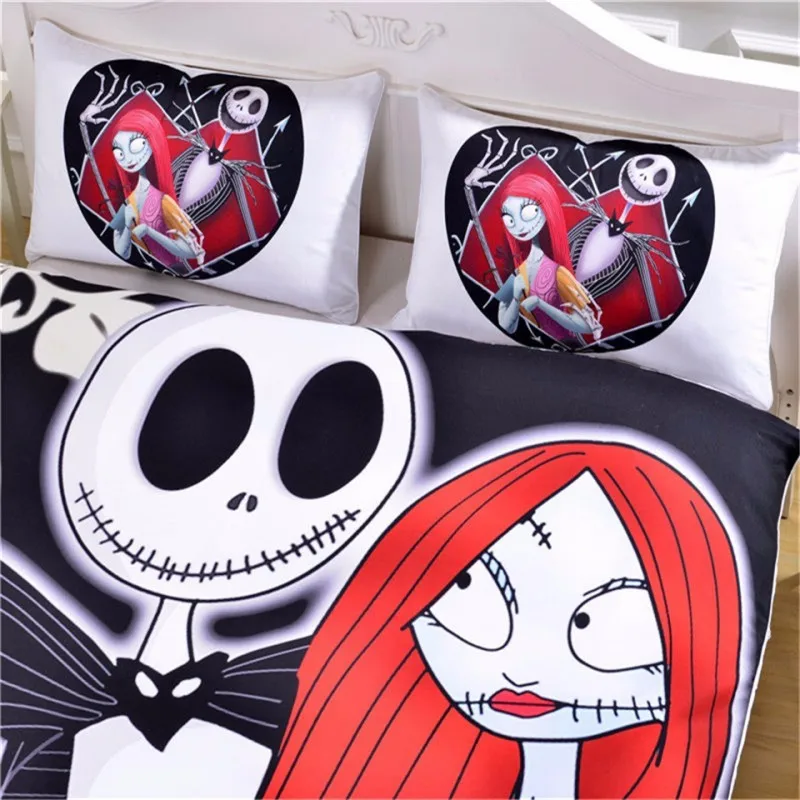 DOUAENG Christmas Night Cry Duvet Cover Set 3D Thriller Bedclothes For Kids Comfortable Soft Bedding 3Pcs Hot | Дом и сад
