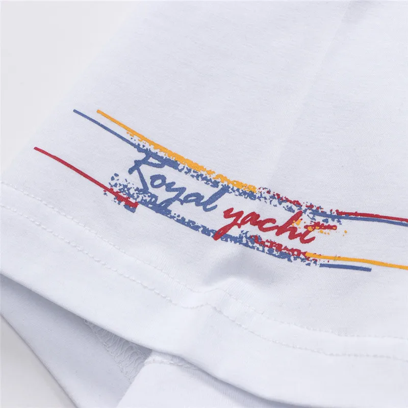 

TACE&SHARK Brand Short Sleeve Tshirt Clothes Summer Men Yellow T Shirts Fashion Casual Business Tops Tees Shark Print T-shirt