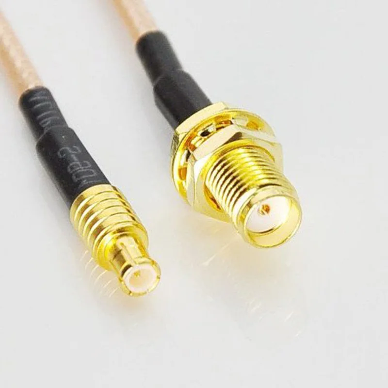 ALLISHOP 1 м RF разъем SMA мама к MCX папа RG178 КОАКСИАЛЬНЫЙ соединительный кабель сборка |