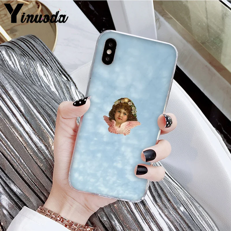 A5 Yinuoda Ренессанс ангелы DIY печать рисунок чехол для телефона чехол для Apple iPhone 8 7 6 6S Plus X XS MAX 5 5S SE XR чехол - Цвет: A5
