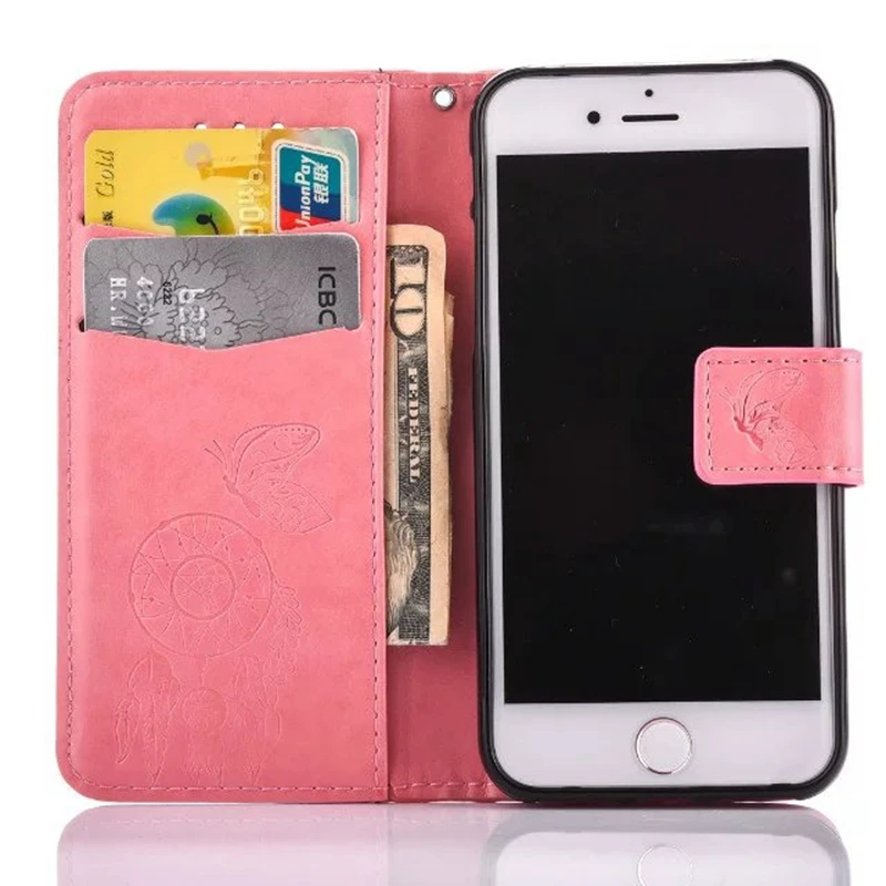 Для IPHONE7 7PLUS чехол для телефона Fundas модный флип-чехол в стиле campanula Тиснение PU