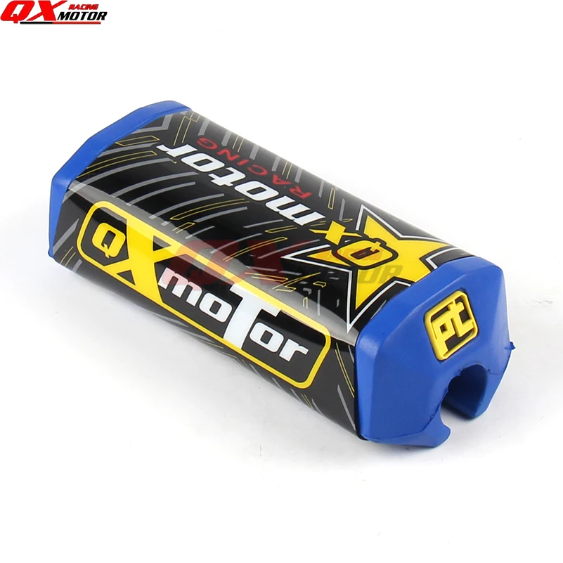 QXmotor конический руль, барный коврик, жир, барная накладка, защита груди, Крестовина, подходит 1-1/8, ручка, бар, мотоцикл, грязь, велосипед, питбайк