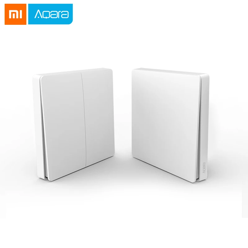 Оригинальный Смарт переключатель Xiaomi Aqara с дистанционным управлением ZiGBee wifi