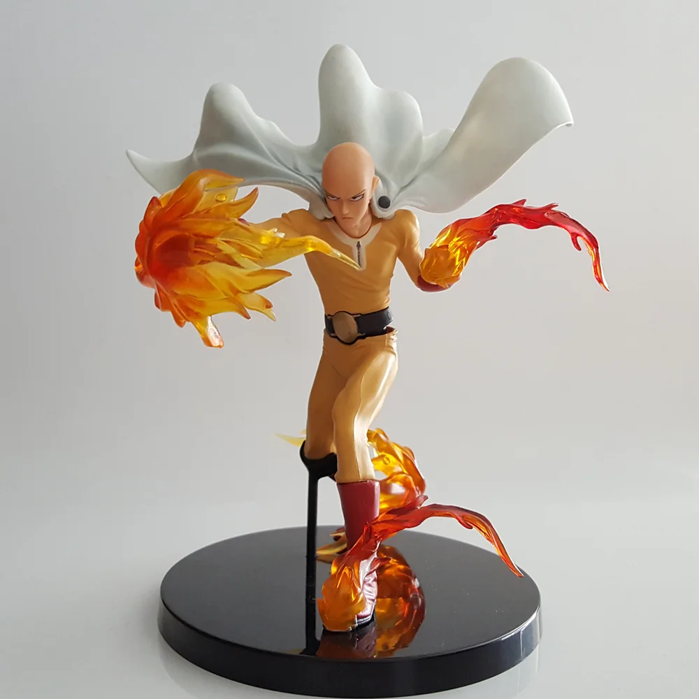 Один удар человек Фигурки Saitama Sensei DXF пожарный кулак ПВХ аниме фигурка игрушки