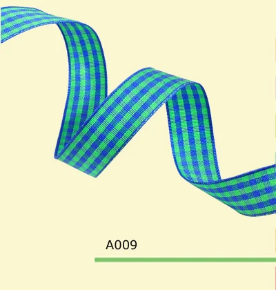

1/4" Inch (7mm) ,gingham ribbon