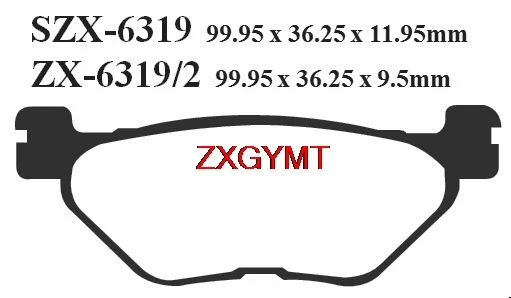 Sintered Brake Pads Set for YAMAHA XVS 1300 XVS1300 A Midnight Star 2007 - 2011 Front Rear 11 07 10 09 08 | Автомобили и
