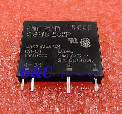 2 шт. G3MB-202P DC-AC pcb ССР в 5 В DC OUT 240 AC 2A твердотельные реле модуля | Электронные