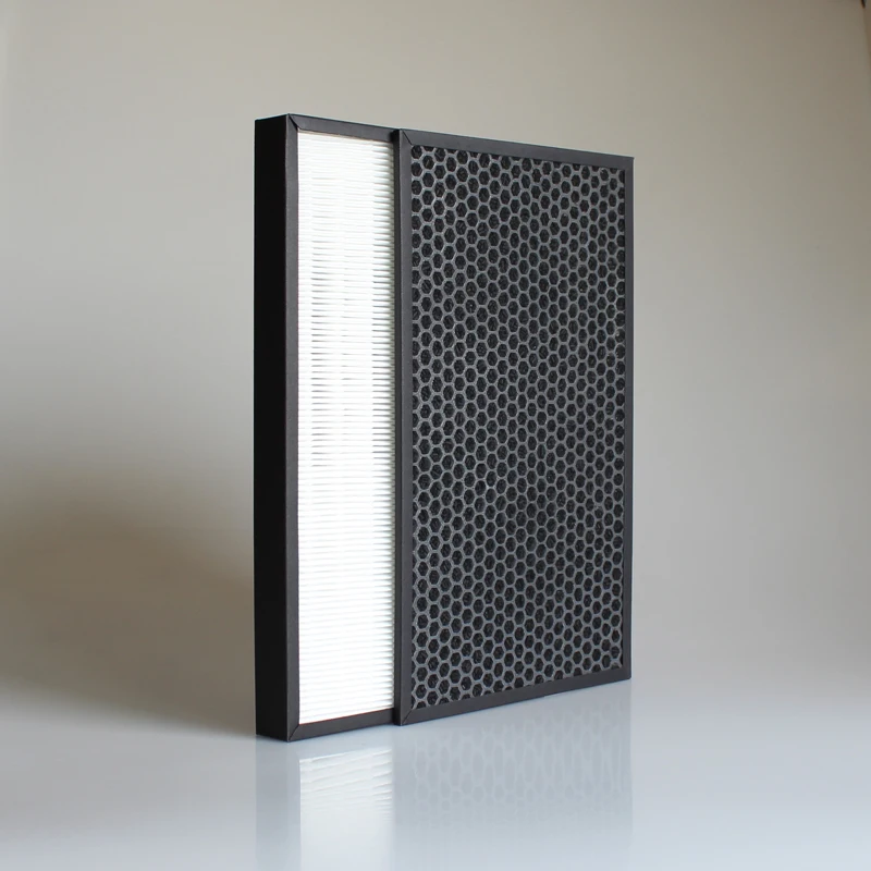 Hepa and carbon F-ZXHD55C F-ZXHP55C Воздухоочистители угольным hepa фильтр для цифрового фотоаппарата Panasonic F-PXH55C F-VXH50C F-VJL55C F-VXK40C Воздухоочистители Запчасти фильтры - Цвет: Hepa and carbon