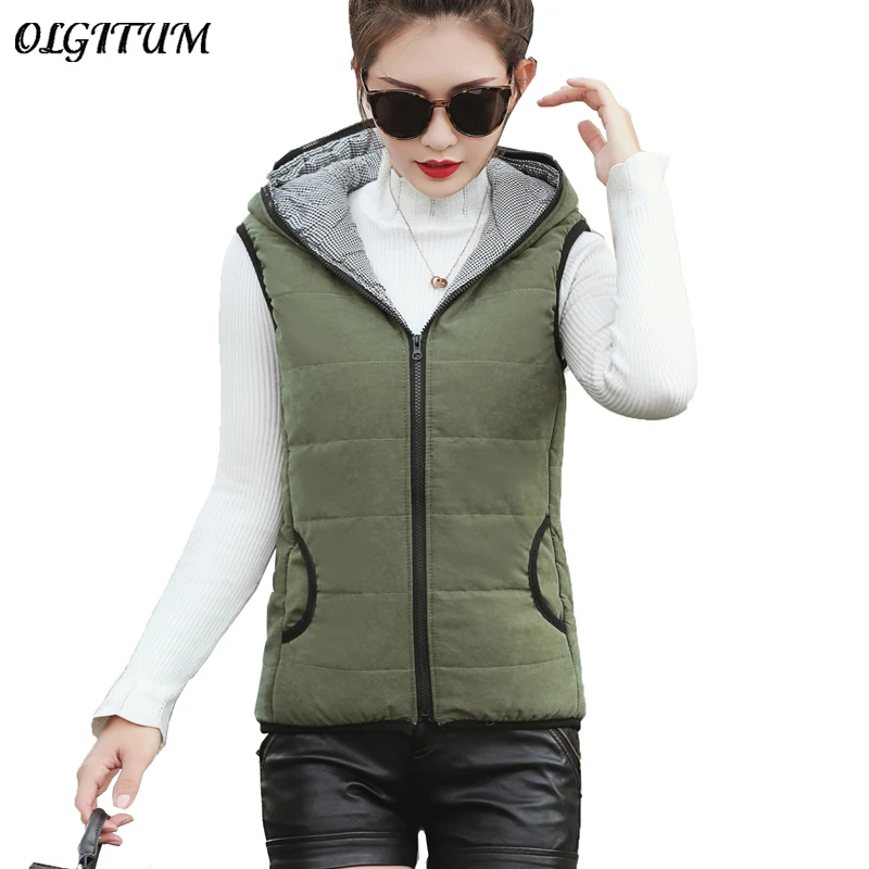 

Женский жилет с капюшоном M-2XL, бархатный теплый жилет без рукавов, приталенная верхняя одежда, осень-зима