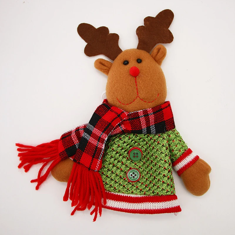 Рождественские украшения для винных бутылок 2019 новый год Искусственный Санта