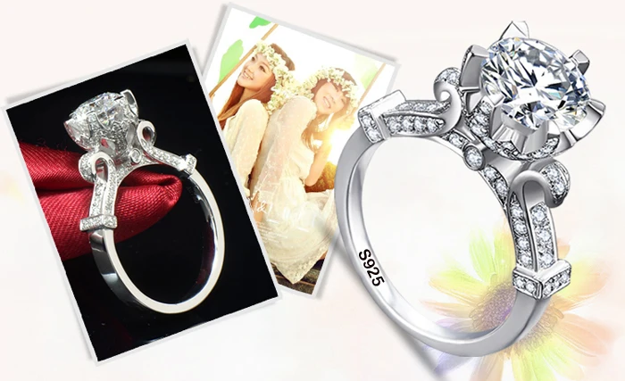 Женское кольцо из серебра 925 пробы с подвеской|925 ring|rings for womenring |