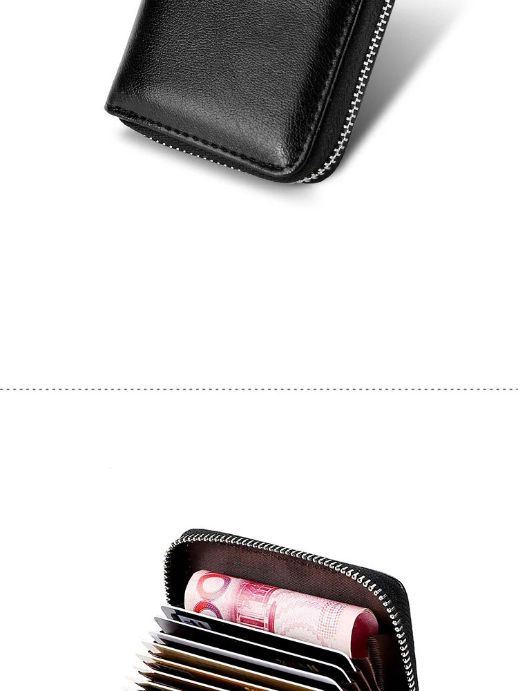 HMILY/женский кошелек из натуральной кожи с кредитными картами, RFID, мужской футляр для удостоверения личности, бумажник кошелек сумка для женщин и мужчин, дизайнерская визитница из коровьей кожи