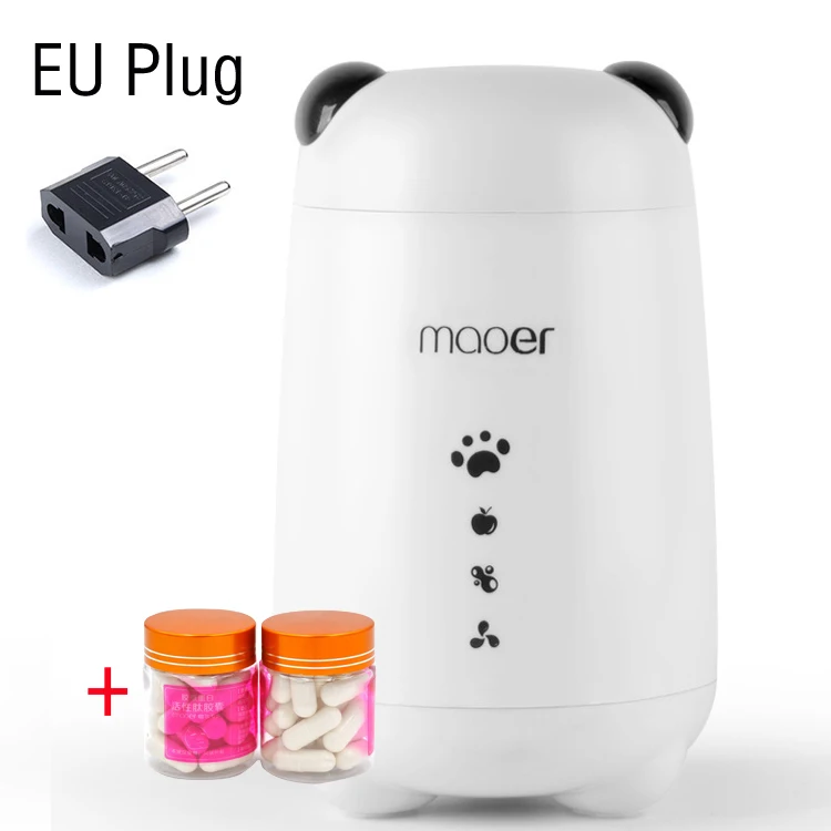 EU Plug Маска для лица машина для обработки лица DIY автоматический фруктовый натуральный растительный коллаген для домашнего использования салон красоты Спа Уход Eng Voice - Цвет: EU Plug