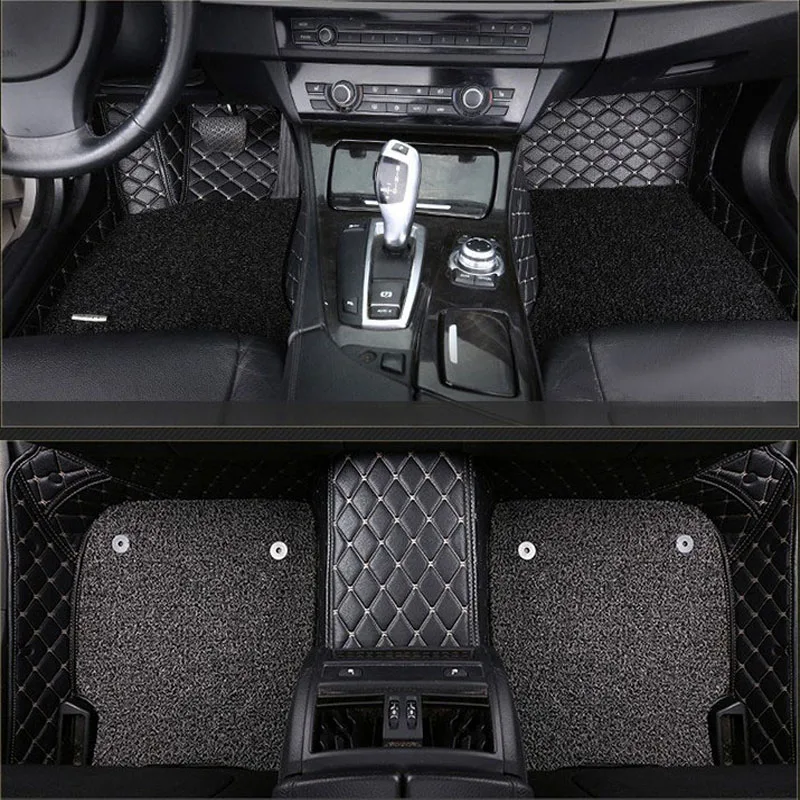 

Carnong car mat floor Leather for AUDI TT 4 seat from 2008-2016 full set two layer pls check it carefully with your car modle