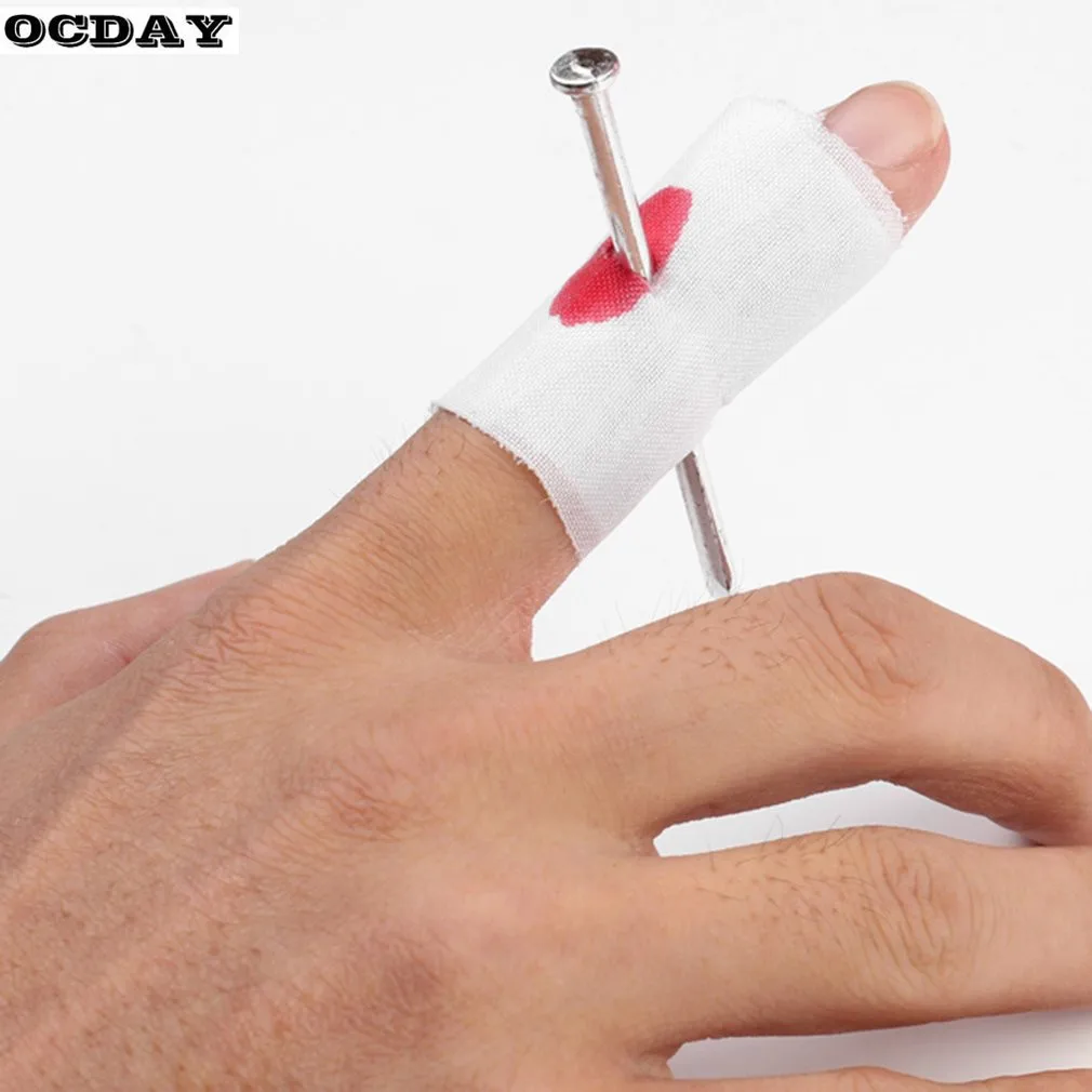 Игрушка OCDAY с ногтями через пальцы игрушка прищепкой на палец кровавый страх для