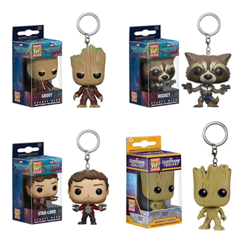 4 см стражи Галактики groot ракета енот Питер Джейсон Куилл фигурка Коллекционная