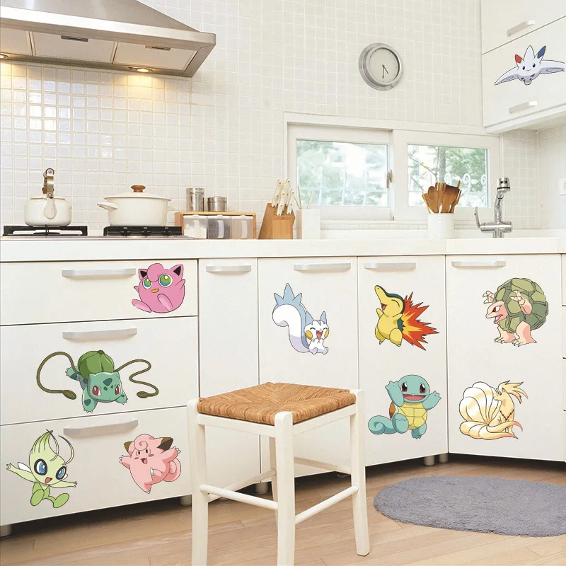 Pokemon Go DIY Game Decorations Kids Baby Nursery Kitchen Bedroom Home Decal Wall Sticker Decor Mural Art | Дом и сад