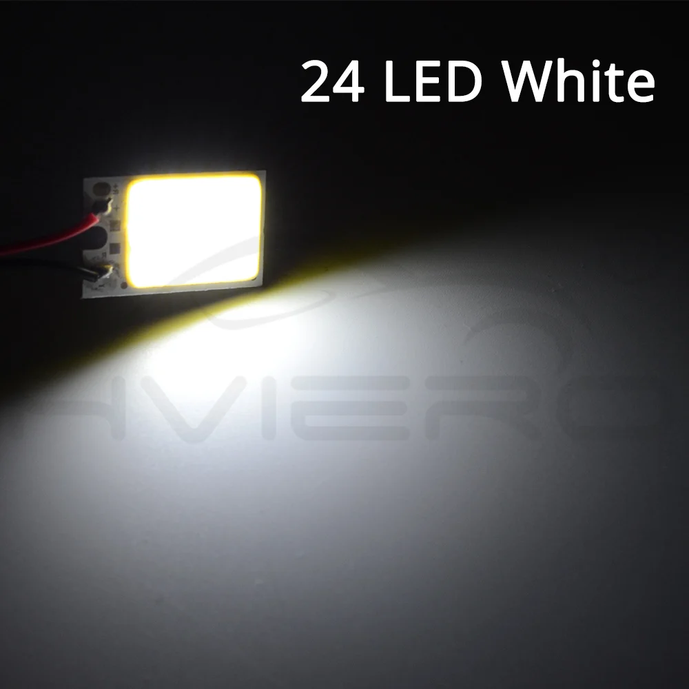 2X Белый T10 W5W C5W 24 36 48Smd Cob Светодиодная панель Авто для чтения карта лампа панель светильник купол фестон BA9S 3 адаптер DC 12v авто Led
