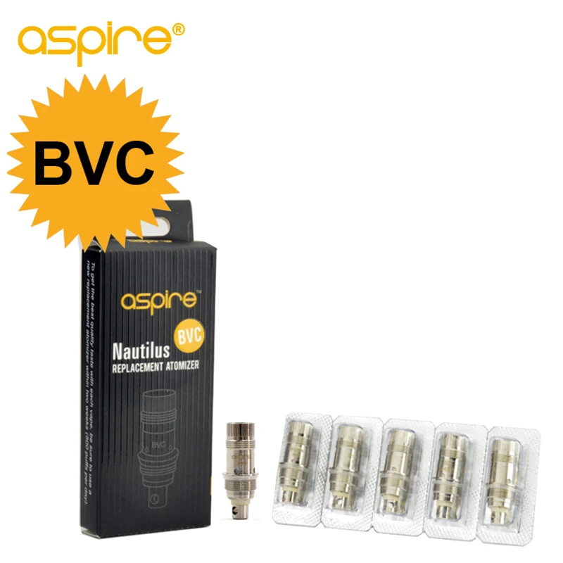 75 шт./лот Aspire катушка Nautilus bvc Vape головка сменная Нижняя Вертикальная атомайзер ядро для Nautilus(мини) танк и Zelos комплект