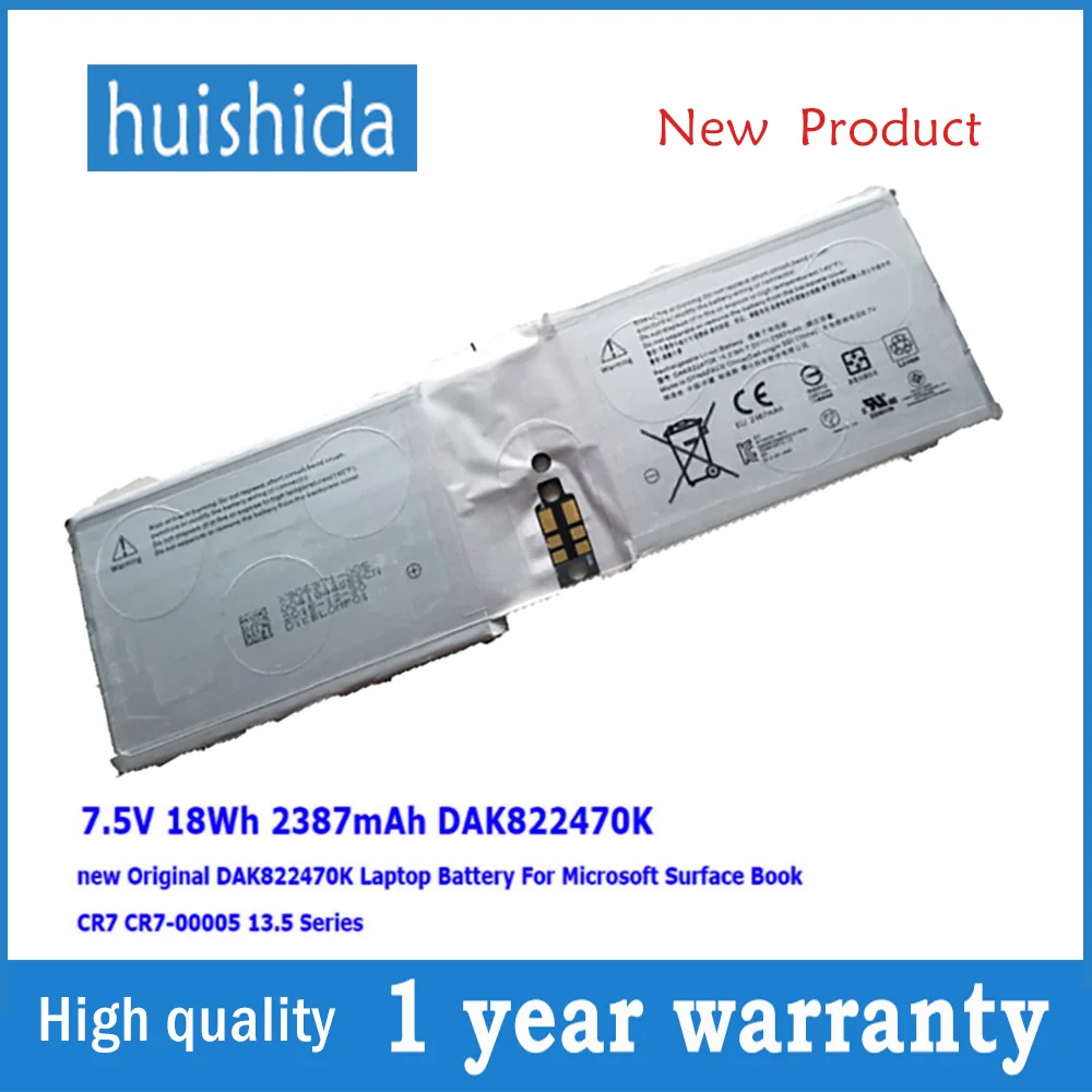 7 5 В 18Wh DAK822470K новый оригинальный аккумулятор для ноутбука Microsoft CR7 CR7-00005 serie 13 2387mAh