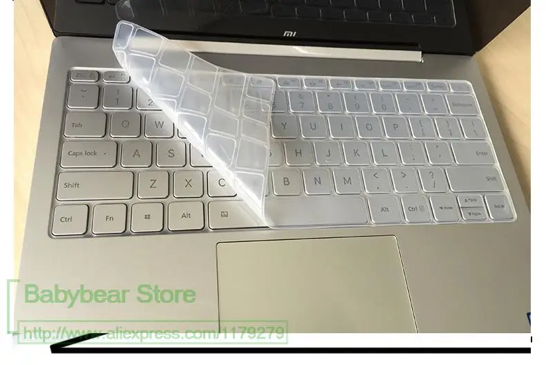 MI Air 13inch Clear Силиконовый чехол для клавиатуры ноутбука Prorector PowForward 12 13 15 дюймов испанский для XiaoMi notebook Air 12,5 13,3 15,6 Pro Mi laptop - Цвет: MI Air 13inch Clear