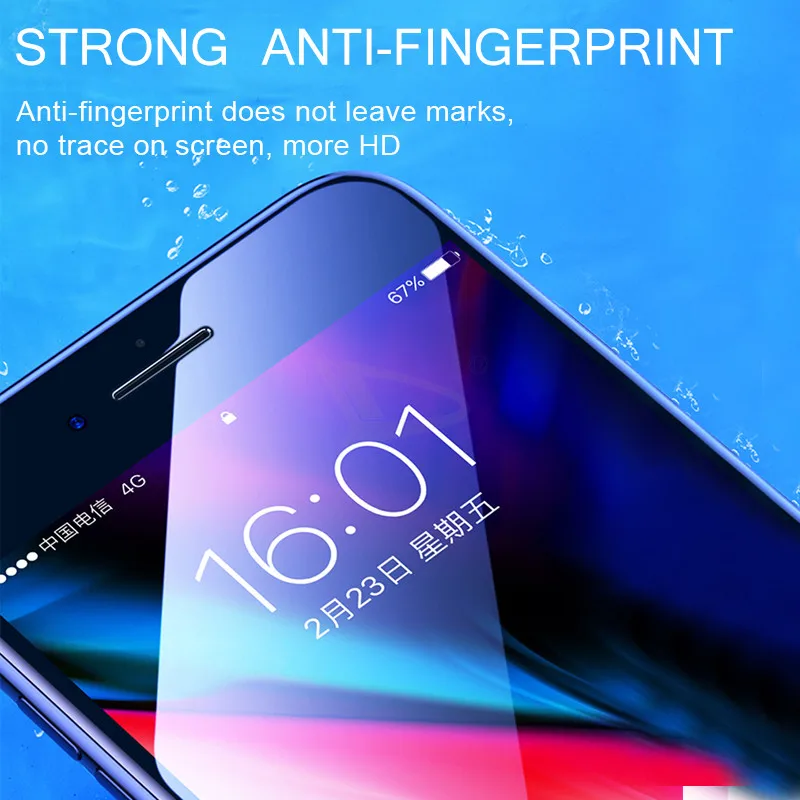 100D закаленное стекло полное покрытие для IPhone 8 7 6 s Plus Защитное s7 защитная пленка экрана|Защитные стёкла и