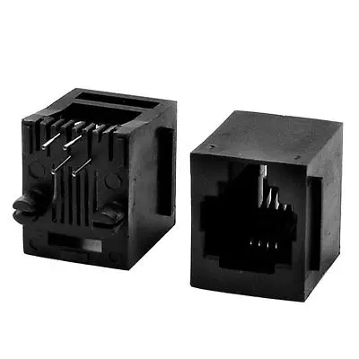 20 шт. вертикальный монтажный разъем для печатной платы RJ11 6P4C модульный гнездовой