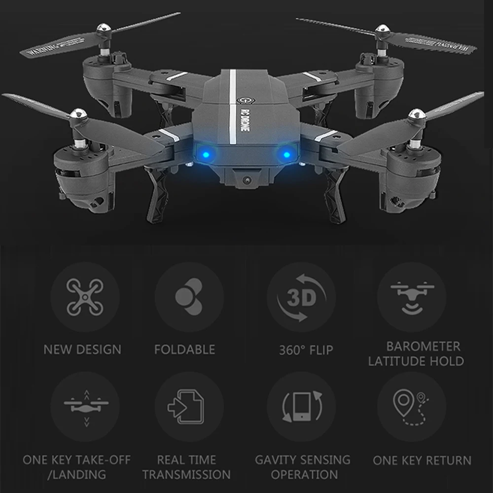 8807 8807 Вт RC Дрон складной/Вертолет FPV Wifi Квадрокоптер 2,4 ГГц пульт дистанционного управления Дрон с HD камерой VS S20